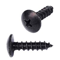 #6 X 1/2" Truss Head, Phillips, Tapping Screw, Type A, Black Zinc